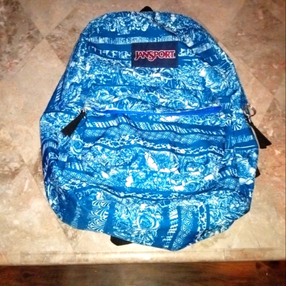 Large Jansport Midnight Sky Backpack Worn Once